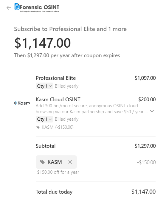 Applying the KASM Coupon Code