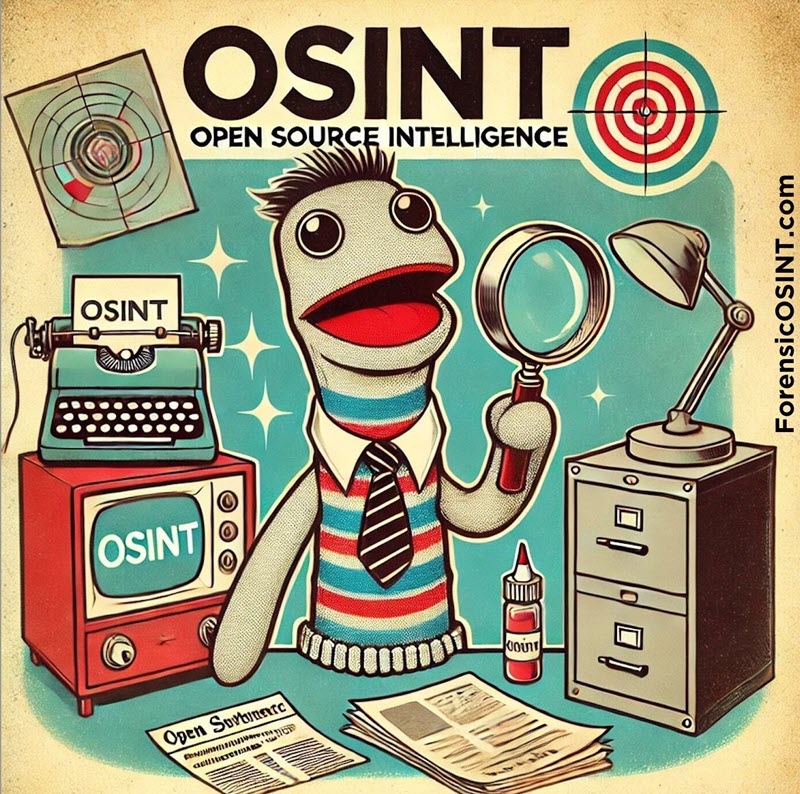 Retro OSINT Sticker